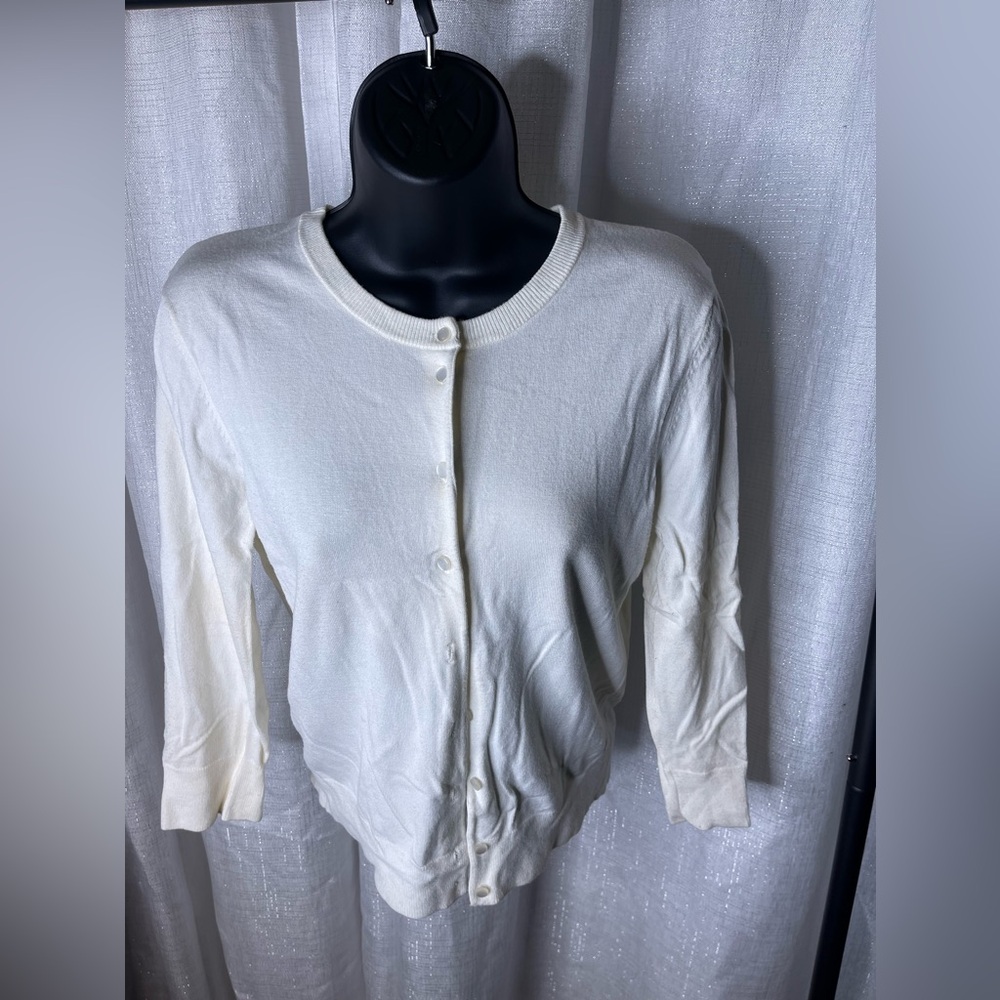 Cable and Gauge Cardigan Sweater